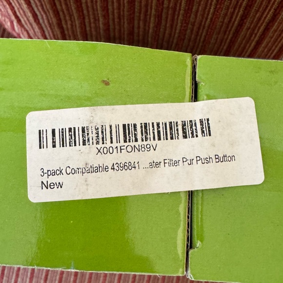 Kenmore/Whirlpool Refrigerator Water Filter #4396841 3 Pack - NIB - Picture 5 of 5